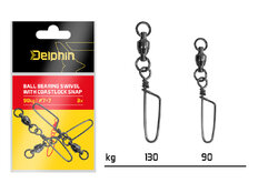 Girella a cuscinetto a sfere con moschettone coastlock / 3 pz 