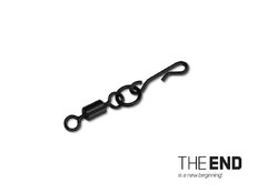 Girella con anello e moschettone rapido Delphin THE END Q-Cast / 10pz  | #4/20kg