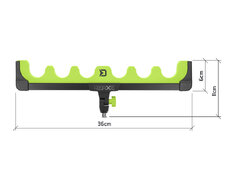 Supporto per feeder Delphin REAXE EvaBACK  | 36cm