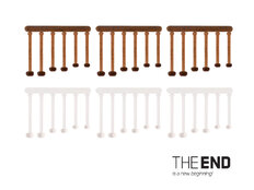 Fermo elastico per esca THE END / 36pz  | mix 18,21,25 mm