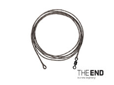 Terminale THE END Leadcore + girella / 3pz  | 1m