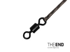 Terminale THE END Leadcore + girella / 3pz  | 1m