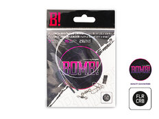 Filo fluorocarbon BOMB! con girelle e moschettone 