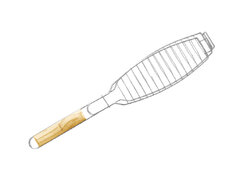 Griglia per pesce Delphin GRILLA  | Griglia 30x11cm