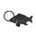 Portachiavi con apribottiglie Delphin CARPENER  | nero