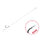 Terminale Delphin FLR Loop / 6pz  | 12cm / 0,22mm / SENZA ARDIGLIONE #10