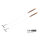 Terminale Delphin THE END D-Rig / 2pz  | 20 cm / 17lbs / #4
