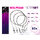 Set di lancette in tungsteno BOMB! Con girelle e moschettone  | 60pz/20,30,35cm/7,9,11kg