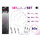 Set di fili fluorocarburi BOMB! Con girelle e moschettoni  | 60pz/30,35,45cm/9,13,18kg
