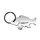 Portachiavi con apribottiglie Delphin CARPENER argento  | argento