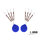 Fermo in tungsteno THE END / 24pz  | 2x7mm / G-ROUND