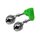 Campanello Delphin, clip in plastica / 1pz  | 22mm