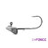 Darting jig head Delphin A-FORCE con fermo esca / 5 pz