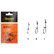 Connettore rapido da spinning Delphin Q-SNAP / 10pz / 0,6mm