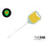 Ago fluorescente Delphin T-END GripXF LeadCORE